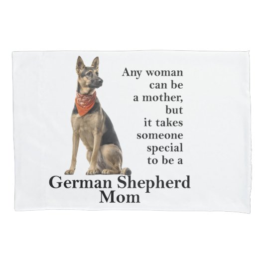Hoesje Shepherd Mam Pillow Kussensloop (Voorkant)