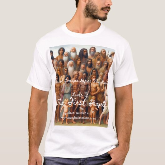 Hoesje T-shirt van het album Lives of the First Pe (Voorkant)