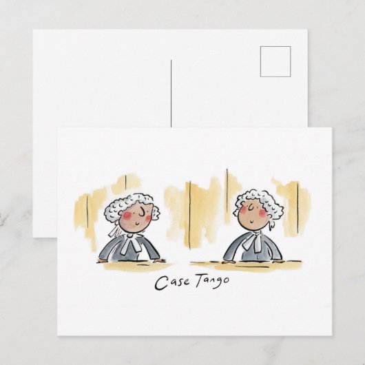 Hoesje Tango Briefkaart (Voorkant / Achterkant)