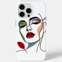 Hoesje telefoon met afbeelding van de vrouw