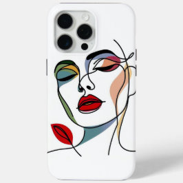 Hoesje telefoon met afbeelding van de vrouw