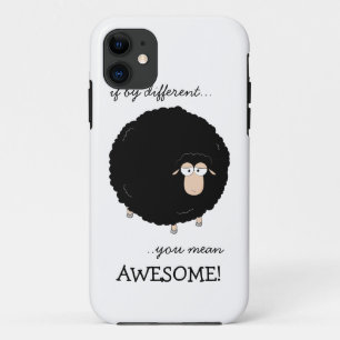 Hoesje ter illustratie van zwarte schapen