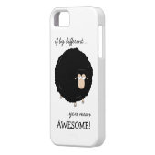 Hoesje ter illustratie van zwarte schapen (Achterkant Links)