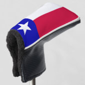 Hoesje Texas Flag Putter Golfheadcover (3/4 voorkant)
