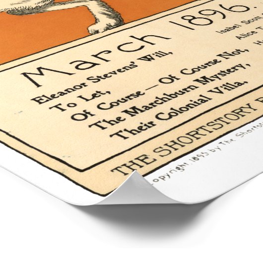  Hoesje "The Black Cat" Poster (Hoek)