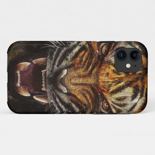 Hoesje Tiger iPhone 5/5s (Achterkant (horizontaal))