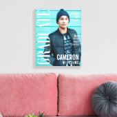 Hoesje Trendy Magazine geïnspireerd Afstuderen Canvas Afdruk (Insitu (Woonkamer))