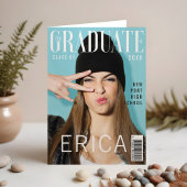 Hoesje Trendy Magazine geïnspireerd Afstuderen Kaart