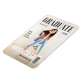Hoesje Trendy Magazine geïnspireerd Afstuderen Magneet (Linkerzijde)