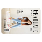 Hoesje Trendy Magazine geïnspireerd Afstuderen Magneet (Horizontaal)