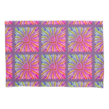 Hoesje Trippy Hearts Pillow