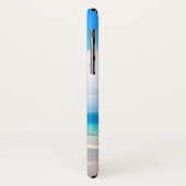 Hoesje: Tropische oceaanstrand met naam Case-Mate iPhone Case (Achterkant/links)