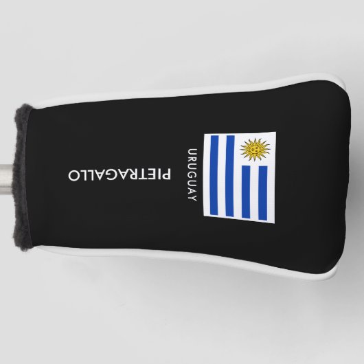 Hoesje Uruguay Golf Putter Golfheadcover (Voorkant)