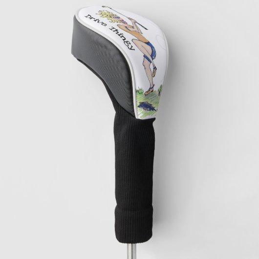 Hoesje uw driver golfheadcover (Schuin)