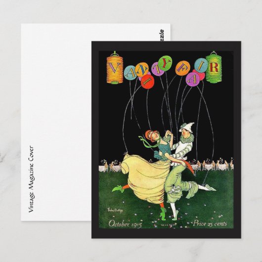 Hoesje van 1915 Vanity Fair Magazine Briefkaart (Voorkant / Achterkant)