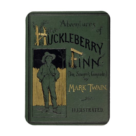 Hoesje van "Aventures of Huckleberry Finn" door Ma Magneet (Verticaal)