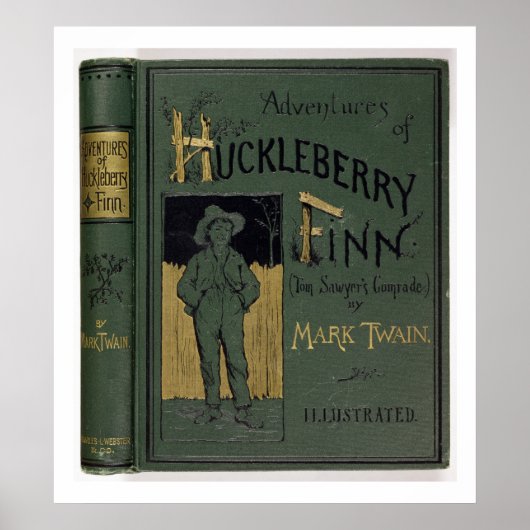 Hoesje van "Aventures of Huckleberry Finn" door Ma Poster (Voorkant)