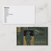 Hoesje van "Aventures of Huckleberry Finn" door Ma Visitekaartje (Voorkant / Achterkant)