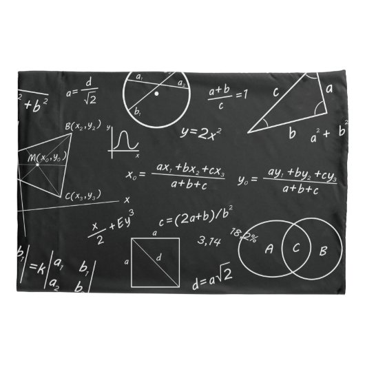 Hoesje van Blackboard-kussen Kussensloop (Achterkant)