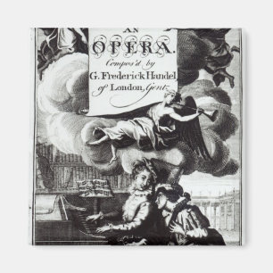 Hoesje van blad Music voor Julius Caesar Magneet