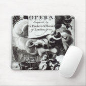 Hoesje van blad Music voor Julius Caesar Muismat (Met muis)