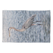 Hoesje van blauwe haronwaterkussen kussensloop (Achterkant)