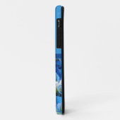 Hoesje van blauwe hydrangeenbloem (Achterkant/links)