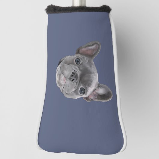 Hoesje van Bulldog Puppy Golf Head Golfheadcover (Draai 90)