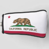 Hoesje van Californië-vlag Golf Golfheadcover (Voorkant)