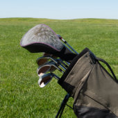 Hoesje van Dandelion Flower Golf driver Golfheadcover (Insitu)