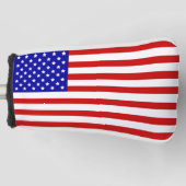 HOESJE van de Amerikaanse vlag Golf Golfheadcover (Voorkant)
