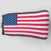 HOESJE van de Amerikaanse vlag Golf Golfheadcover (Voorkant)