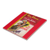 Hoesje van de cover van het Careless Kitten-boek Tegeltje (Zijkant)