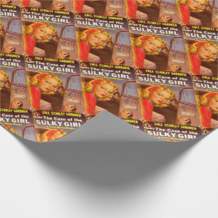 Hoesje van de cover van het Sulky Girl-boek Cadeaupapier