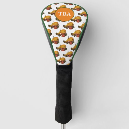 Hoesje van de fruitgulden golfheadcover (Voorkant)