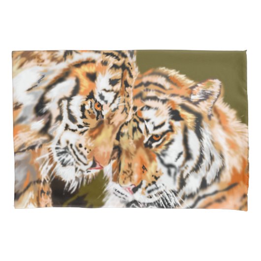 Hoesje van de gezagvoerder Tigers Kussensloop (Voorkant)
