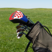 Hoesje van de golfbestuurder met Vlag van Kroatië Golfheadcover (Insitu)
