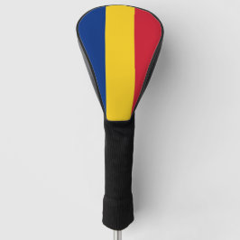 Hoesje van de golfbestuurder met Vlag van Roemenië Golfheadcover