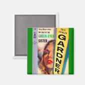 Hoesje van de groene zuster magneet (Voorkant / Achterkant)
