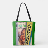 Hoesje van de groene zuster tote bag (Achterkant)