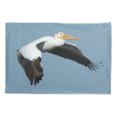 Hoesje van de grote witte pelikische kussen kussensloop (Achterkant)