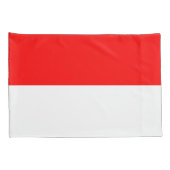 Hoesje van de Indonesische vlag (Indonesië) Kussensloop (Achterkant-Rechts)