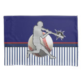 Hoesje van de Koel Baseball Pillow Kussensloop (Voorkant)