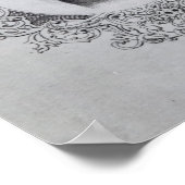 Hoesje van de Muziek van het Blad voor een Quadril Poster (Hoek)