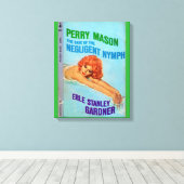 Hoesje van de Negligent Nymph boekomslag Canvas Afdruk (Insitu (Houten vloer))