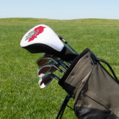 Hoesje van de Poolse Kaart Vlag Golf Golfheadcover (Insitu)