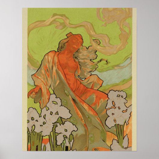 Hoesje van de Score en Libretto van de opera "Iris Poster (Voorkant)