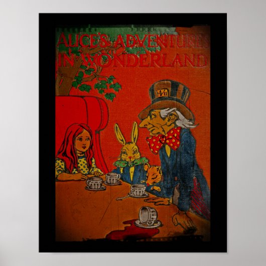 Hoesje van de Tea Party van Mad Hatter Poster (Voorkant)