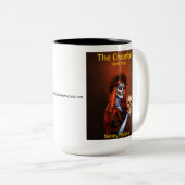 Hoesje van de vergaderzaal (ghoul met schedel) apr tweekleurige koffiemok (Voorkant rechts)