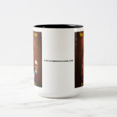 Hoesje van de vergaderzaal (ghoul met schedel) apr tweekleurige koffiemok (Center)